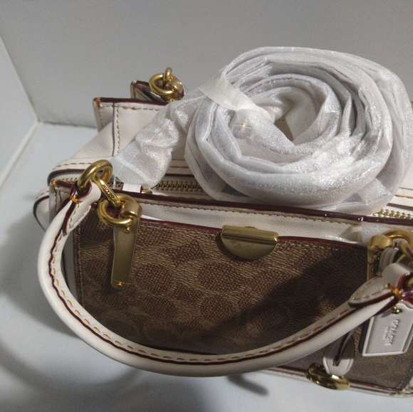 Coach signature logo dreamer 21 leather handbag - Picture 5 of 15